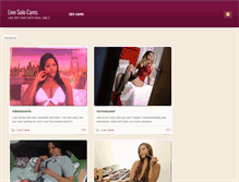 Tablet Screenshot of livesolocams.com